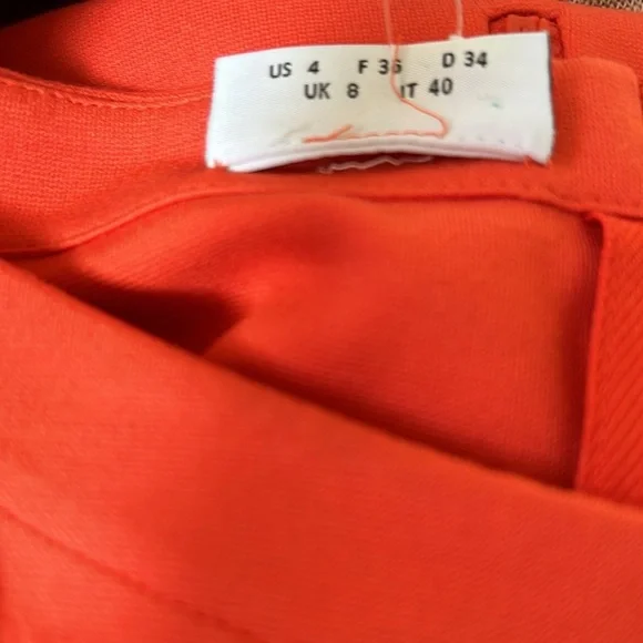 AKRIS PUNTO Orange top SZ 4 (as is : content label is hard to read ) - Picture 12 of 12